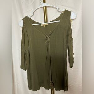 Democracy 3/4 Sleeve Blouse Size S